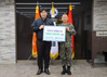 (주)부스터스주원 ,1군수사령부 국군장병복지를 위한 위문품전달식 진행